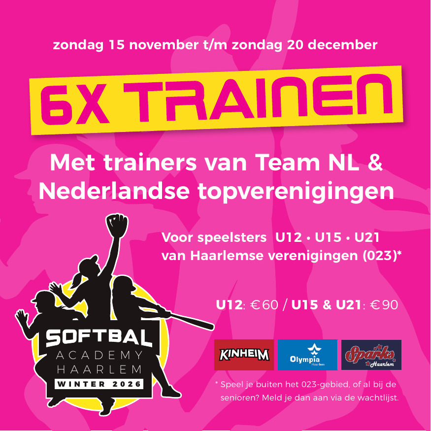 Softbal Academy Haarlem - Winter 2026